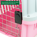 KCT Portable Plastic Pet Carrier Box Cat Dog Puppy Animal Cages