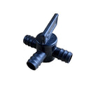 25mm 3-Way Push Fit Flow Tap