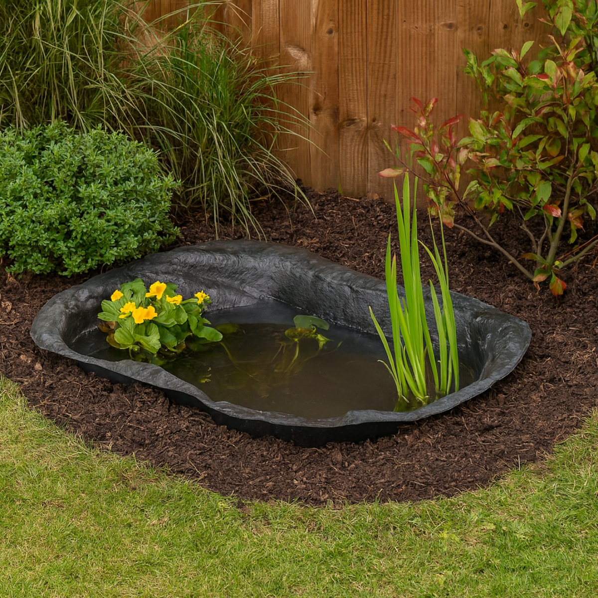 Large Preformed Pond Kits Preformed Pond 3 Sizes Plastic Garden Pond