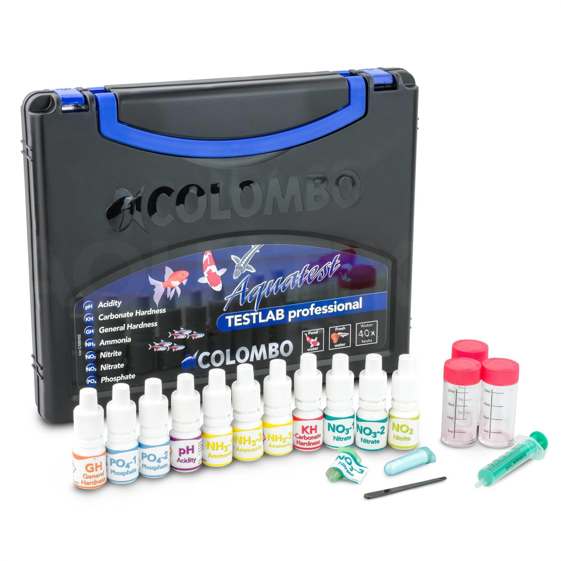 Colombo Aquatest Test Lab Professional | Tests - pH, GH, NO2 and NO3 ...