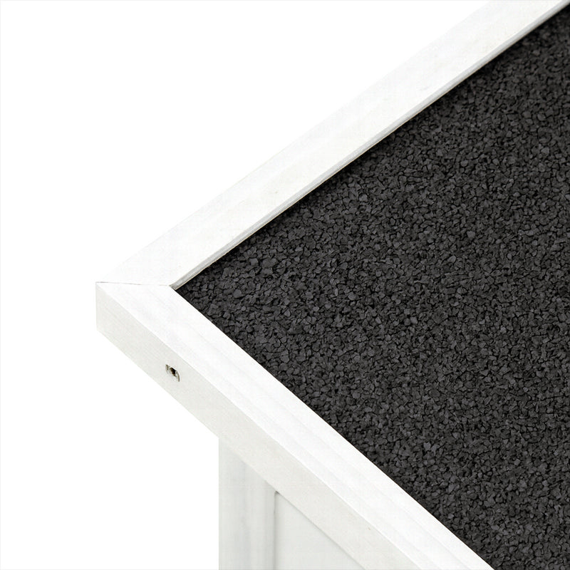 KCT Ancona 4ft Rabbit Hutch with Extended Run - Grey