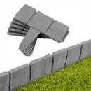 KCT Stone Slab Garden Borders - Pack of 8 Panels