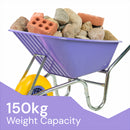 Complete Garden 110L Wheelbarrow - Purple