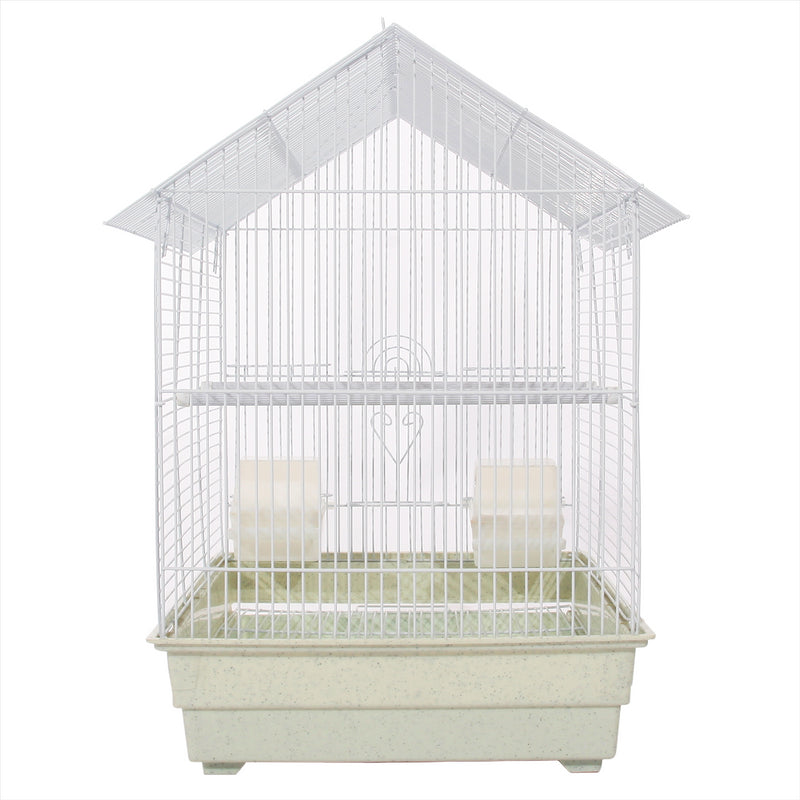 KCT Lima Plus Exotic Portable Bird Small Cage - White