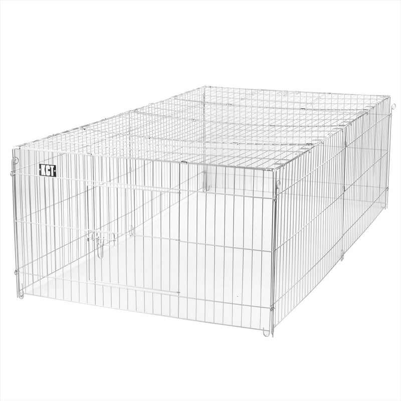 KCT Enclosed Metal Pet Playpen Runs