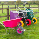 Complete Garden 110L Wheelbarrow - Pink