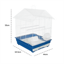 KCT Lima Plus Exotic Portable Bird Small Cage - Blue