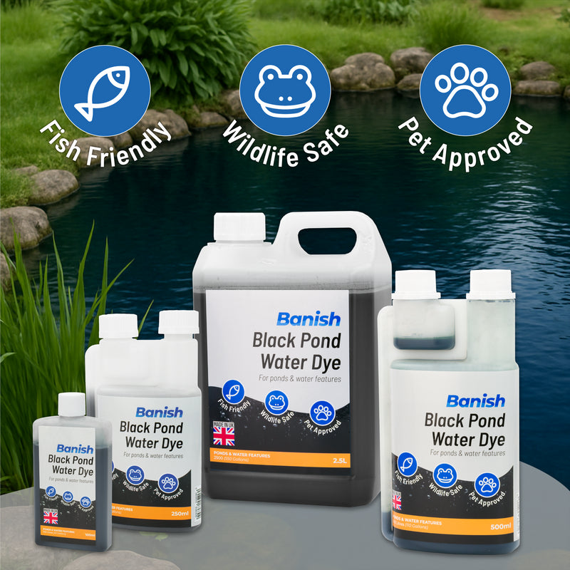 Banish Pond Water Dyes