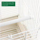 KCT Santiago Small Exotic Bird Travel Cage - White