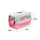 KCT Portable Plastic Pet Carrier Box Cat Dog Puppy Animal Cages