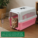 KCT Portable Plastic Pet Carrier Box Cat Dog Puppy Animal Cages