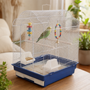 KCT Rosario Plus Small Exotic Bird Travel Cage - Blue