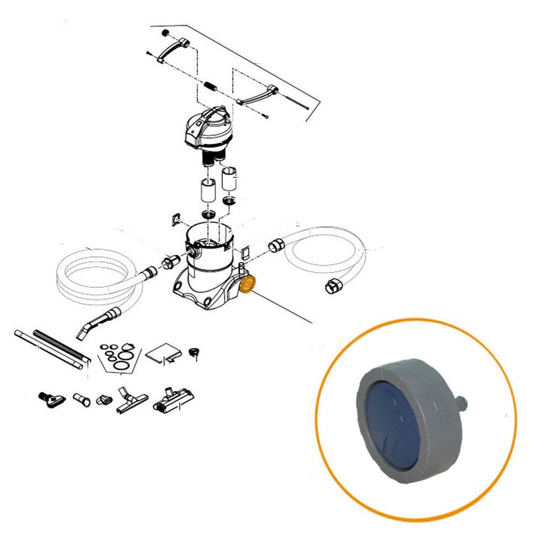 Oase Replacement Wheel Set for PondoVac 4 - Part 13910