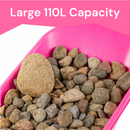 Complete Garden 110L Wheelbarrow - Pink