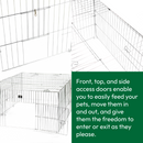 KCT Enclosed Metal Pet Playpen Runs