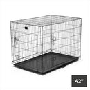 KCT Folding Pet Crates with Plastic Tray