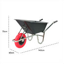 Complete Garden 110L Wheelbarrow - Black