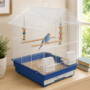 KCT Lima Plus Exotic Portable Bird Small Cage - Blue