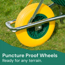 Complete Garden 110L Wheelbarrow - Green