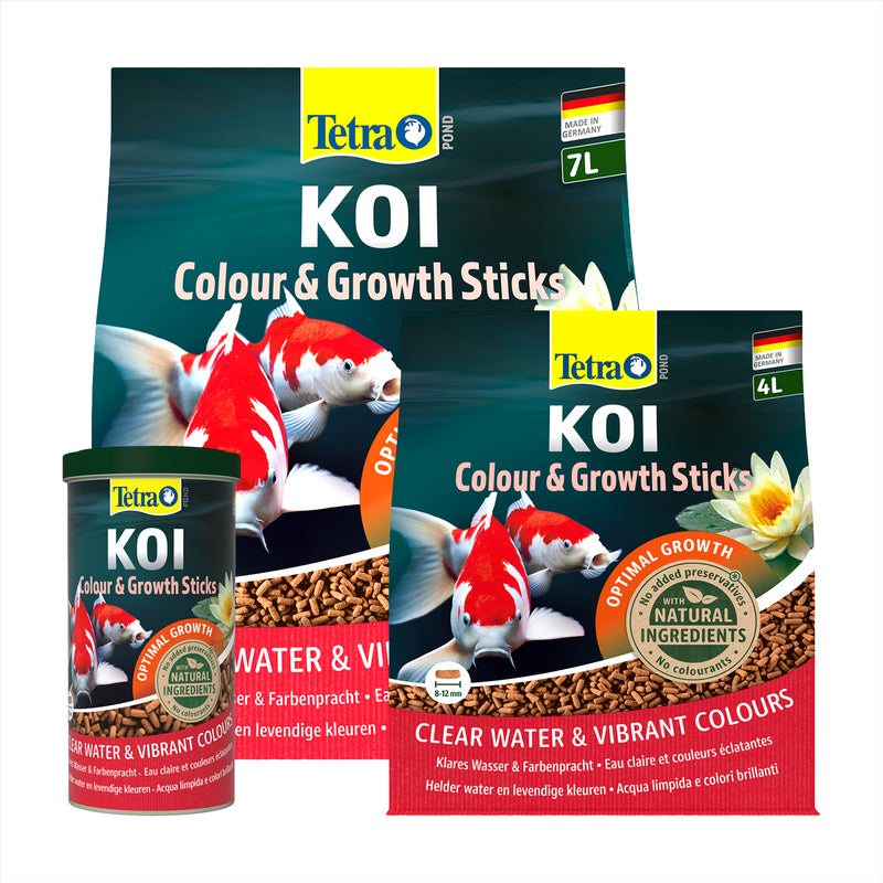 Tetra Pond Koi Colour & Growth Sticks Pond Fish Food