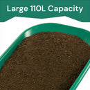 Complete Garden 110L Wheelbarrow - Green