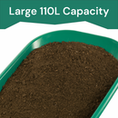 Complete Garden 110L Wheelbarrow - Green