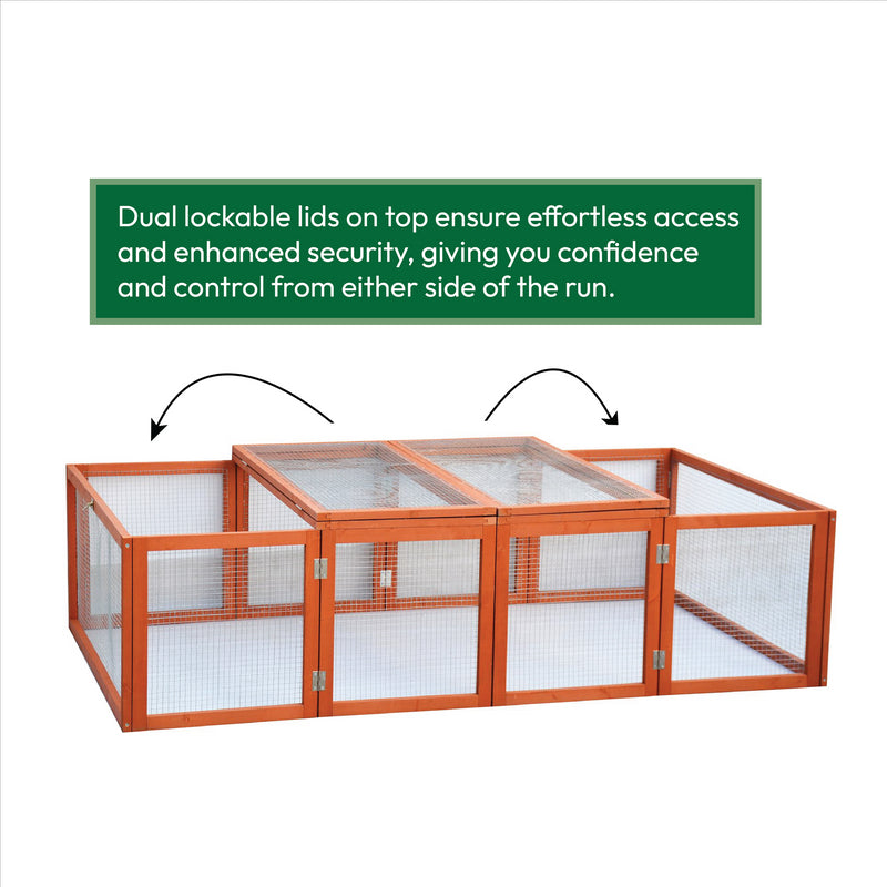 KCT 6ft Wooden Folding Pet Run