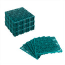 KCT Green Garden Path and Patio Decking Interlocking Tiles - 5 Pieces