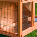 KCT Milan Large Two Tier Rabbit Hutch with Enclosed Run