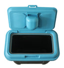 KCT 2 Pack 15L Pet Food Container – Green & Blue