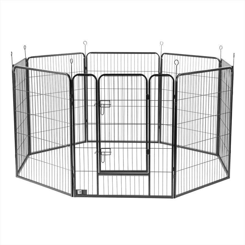 8 Side Heavy Duty Pet Play Pens Run with Optional Base / Cover