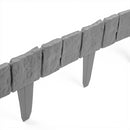 KCT Stone Slab Garden Borders - Pack of 8 Panels