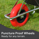 Complete Garden 110L Wheelbarrow - Black