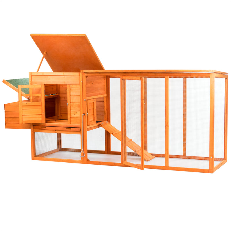 KCT Barcelona Extra Large 8FT Chicken Coop and run