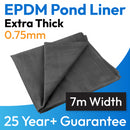 Epalyn (EPDM) Pond Liner - 7m width