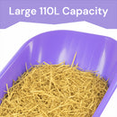 Complete Garden 110L Wheelbarrow - Purple