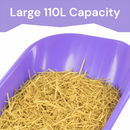 Complete Garden 110L Wheelbarrow - Purple