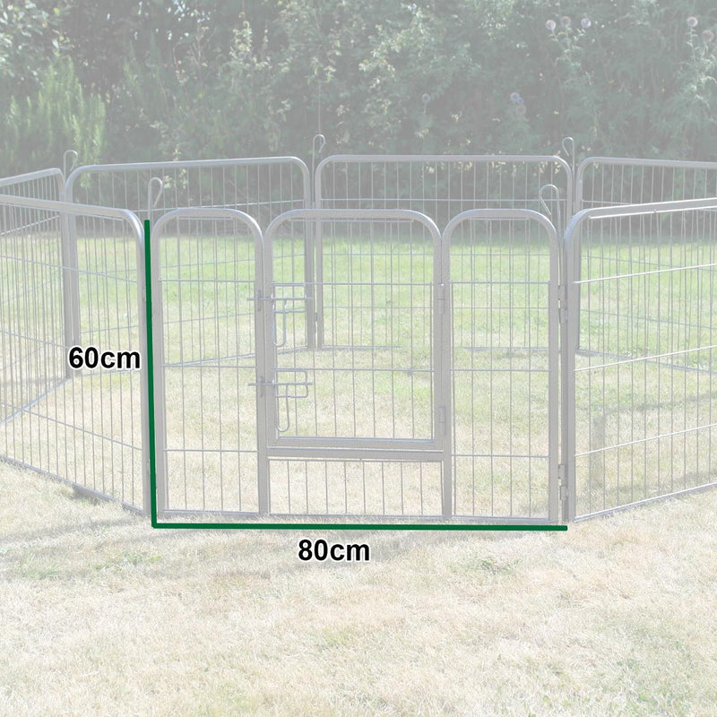 8 Side Heavy Duty Pet Play Pens Run with Optional Base / Cover