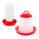KCT Chicken Feeder & Drinker Set 1kg/1L