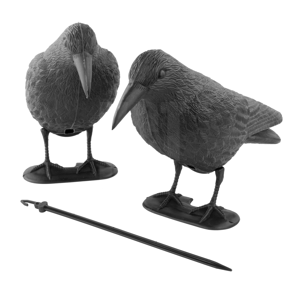 Fake Decoy Crow | Garden Pest Deterrent Bird Scarer Hunting Shooting