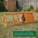 KCT Apex Roof Wooden Rabbit Pet Run