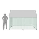 KCT 2.5x3m Walk In Chicken Pet Run with Curved Roof