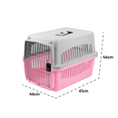 KCT Portable Plastic Pet Carrier Box Cat Dog Puppy Animal Cages