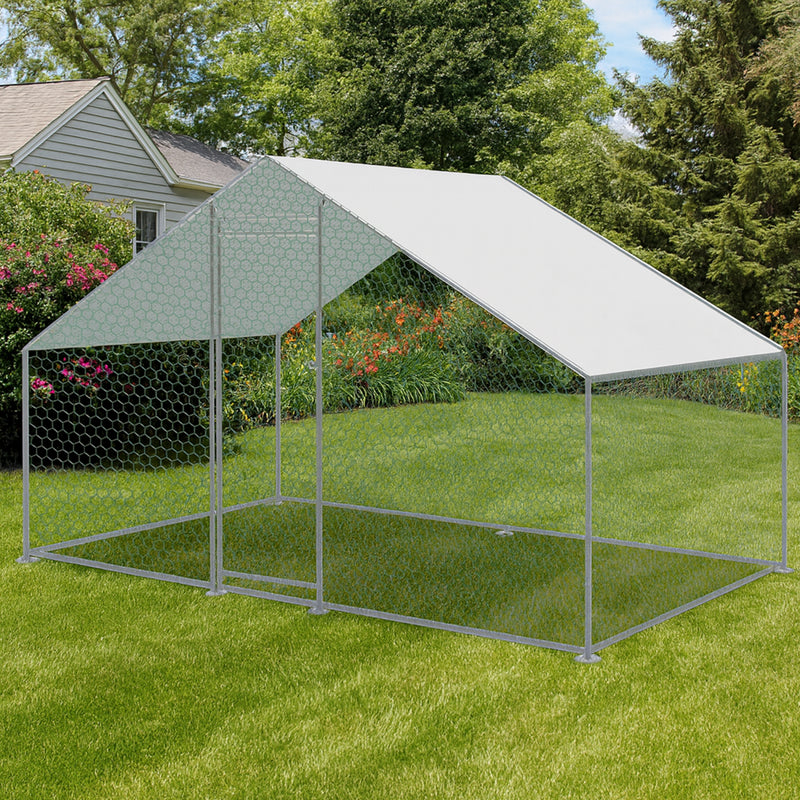 KCT Galvanised 2x3m Walk in Chicken Pet Run