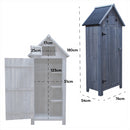 KCT Apex Garden Storage Cupboard Shed