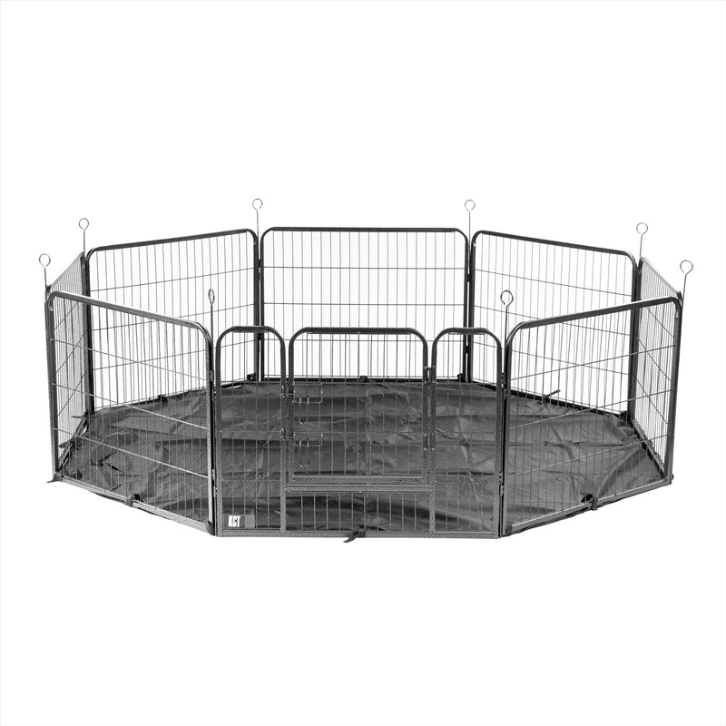 8 Side Heavy Duty Pet Play Pens Run with Optional Base / Cover