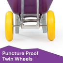KCT 160L XL Twin Wheelbarrow