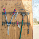 2 Tier Metal Tool Rack Hook Organiser
