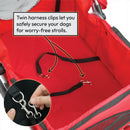 Hooded Pet Stroller - Red