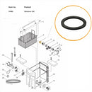Oase - Part - 19506 - Replacement Rubber Hosetail Gasket for Biotec Screenmatic Filters